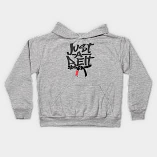 Just a Black Belt Kids Hoodie